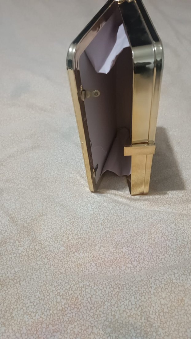 Parlak Siyah Kadın Portföy Çanta - Görsel 3