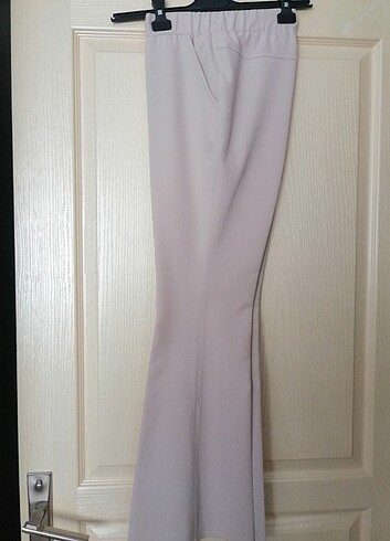 Kumaş Beli Lastikli Pantalon