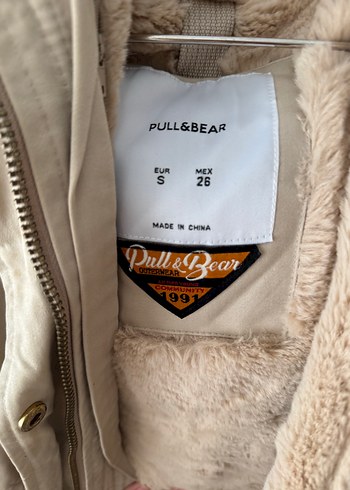 Bej Kürklü Midi Kadın Ceket - Görsel 2