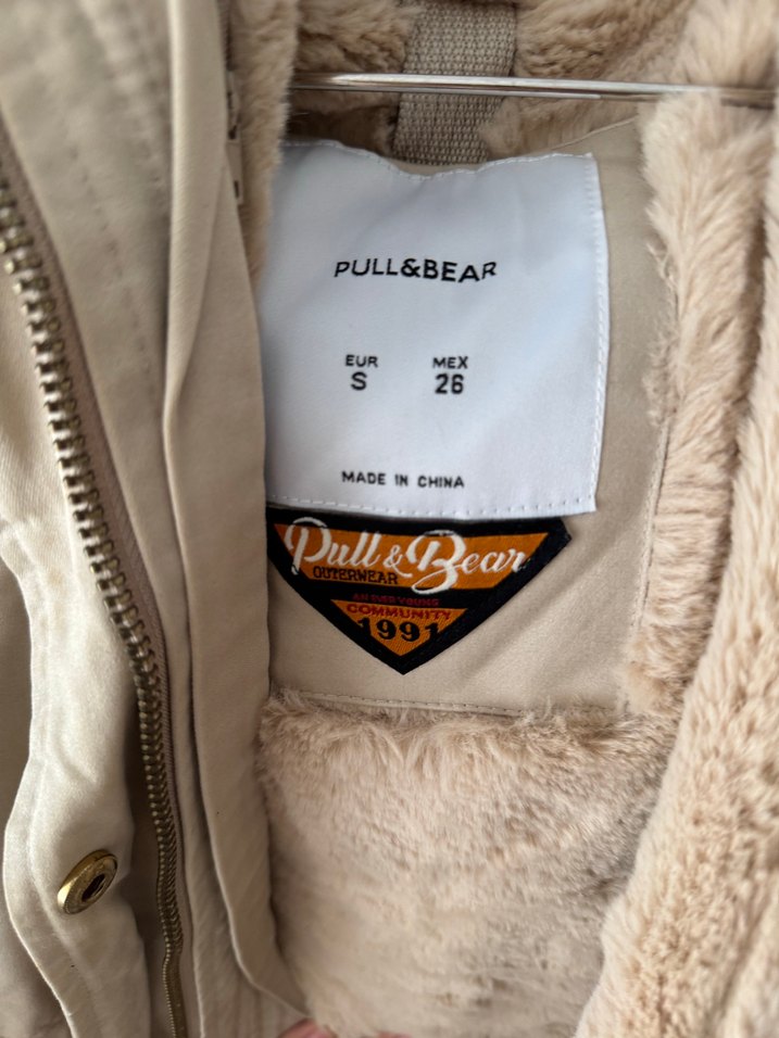 Bej Kürklü Midi Kadın Ceket - Görsel 2