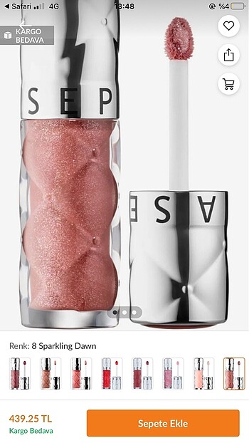 Sephora lip gloss