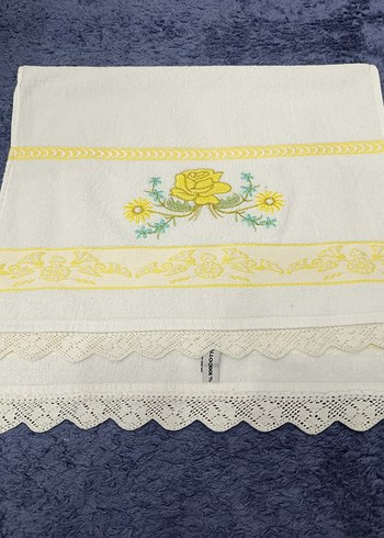 iki adet danteli havlu - Görsel 9