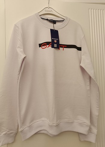 Gant Beyaz Baskılı Sweatshirt - Görsel 2
