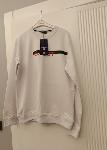 Gant Beyaz Baskılı Sweatshirt - Görsel 3