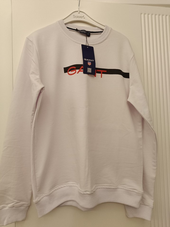 Gant Beyaz Baskılı Sweatshirt - Görsel 2