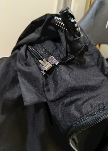 Adidas Siyah Fermuarlı Erkek Yağmurluk - Görsel 4