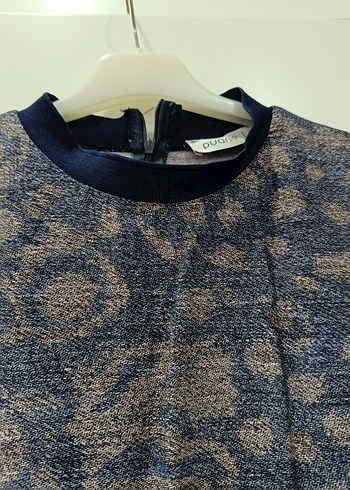 Gri Bohem Uzun Elbise, Salaş Kesim, Fırfırlı - Görsel 4