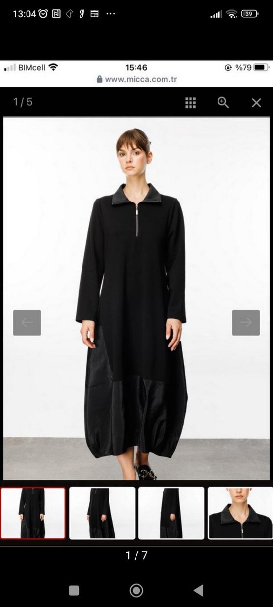 micca Fermuarlı Elbise - Görsel 2