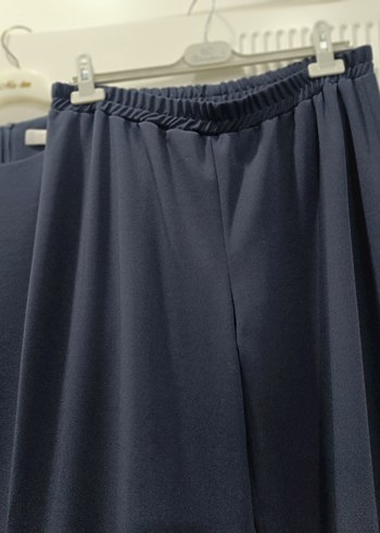 Kadın Lacivert Uzun Kollu Rahat Pijama Takımı - Görsel 5