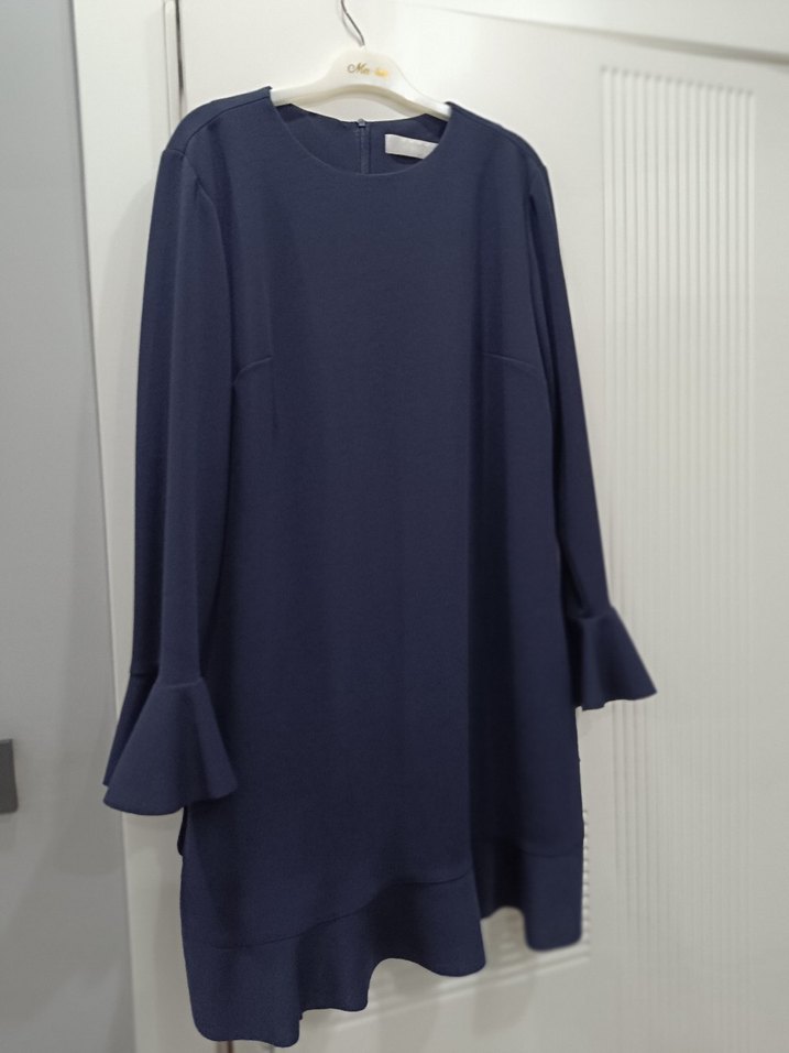 Kadın Lacivert Uzun Kollu Rahat Pijama Takımı - Görsel 3