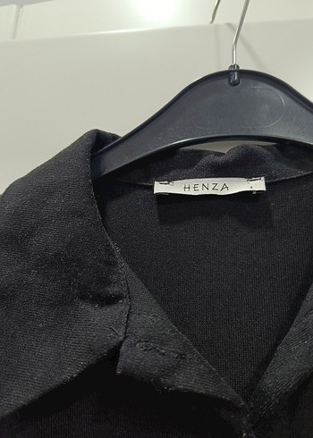 Düğmeli Siyah tunik - Görsel 6