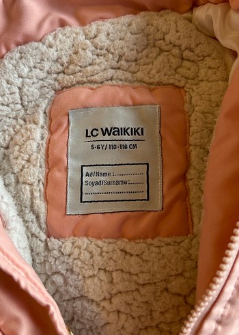 Kız Çocuk Pembe Kürklü Kapüşonlu Mont - Görsel 5