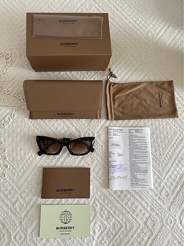 Burberry Burberry leopar kahverengi güneş gözlüğü