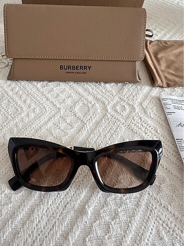 Beden kahverengi Renk Burberry leopar kahverengi güneş gözlüğü