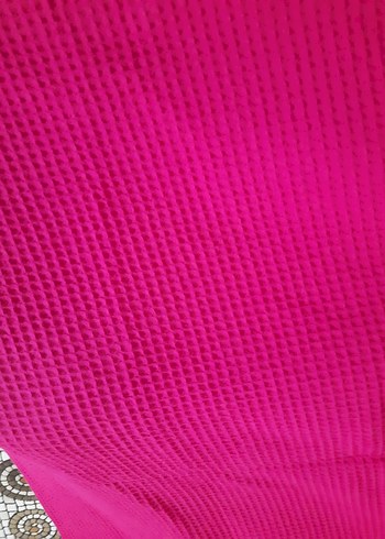 Parlak Pembe Düz pike - Görsel 3