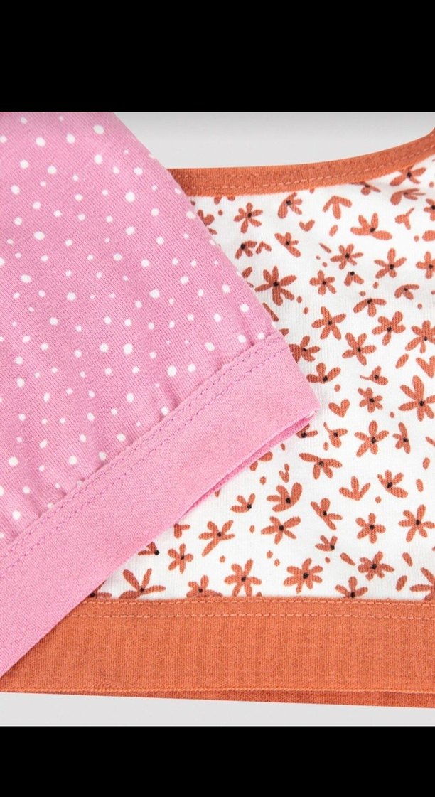 penti çok renkli kız çocuk desenli 2'li yarım atlet 11-12 yaş - Görsel 4