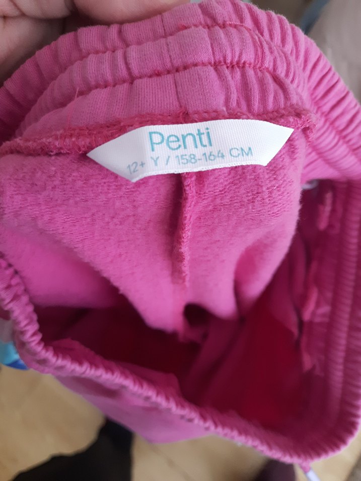 Renkli Yan Şeritli Pembe  Eşofman Altı - Görsel 5