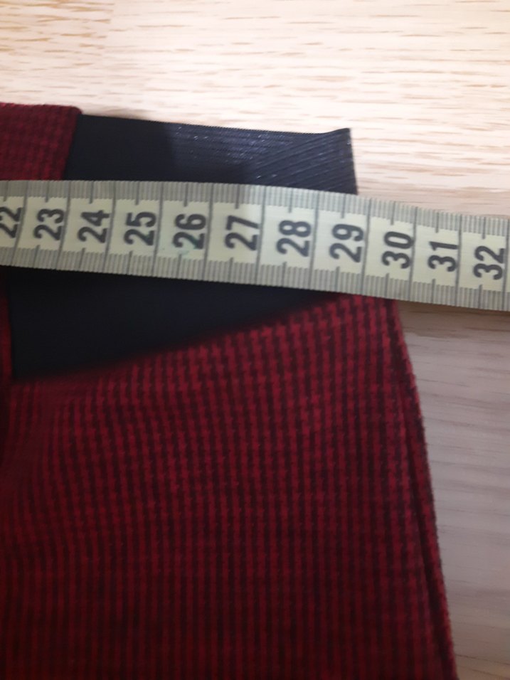 Bordo Kemerli Midi Kadın Kumaş Pantolon - Görsel 5