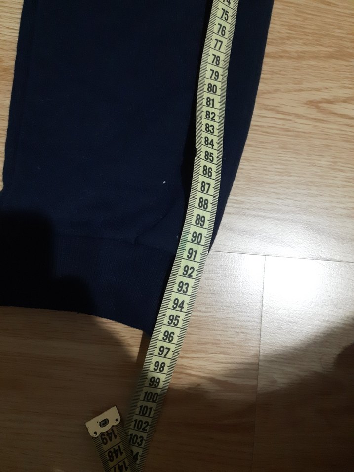 Erkek Lacivert Rahat Kesim Eşofman Altı - Görsel 3