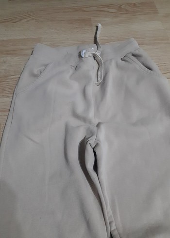 Bej Rahat Kesim Kadın Eşofman Altı - Görsel 2