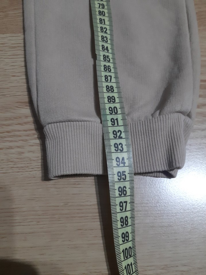 Bej Rahat Kesim Kadın Eşofman Altı - Görsel 4