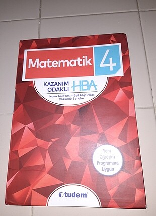 tudem 4.sınıf matematik kazanım odaklı hba