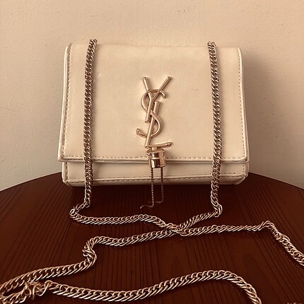 Yves Saint Laurent Krem Rengi Çanta