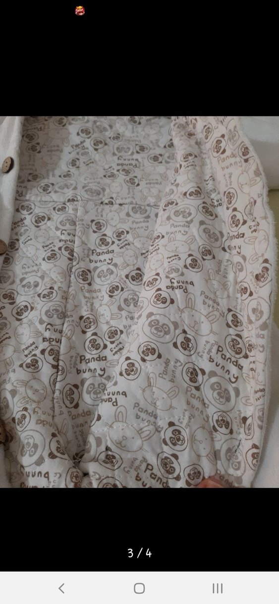 Düğmeli Beyaz bebek erkek Tulumu - Görsel 3