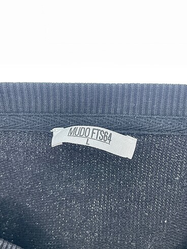 l Beden siyah Renk Mudo Sweatshirt %70 İndirimli.