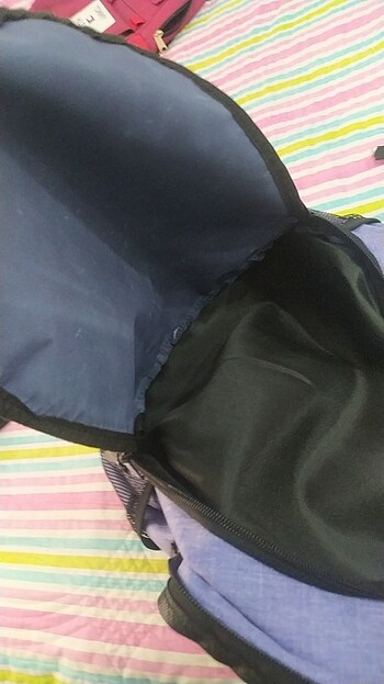 Lila sırt çantası  - Görsel 4