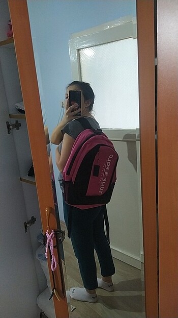 Pembe sırt çantası  - Görsel 3