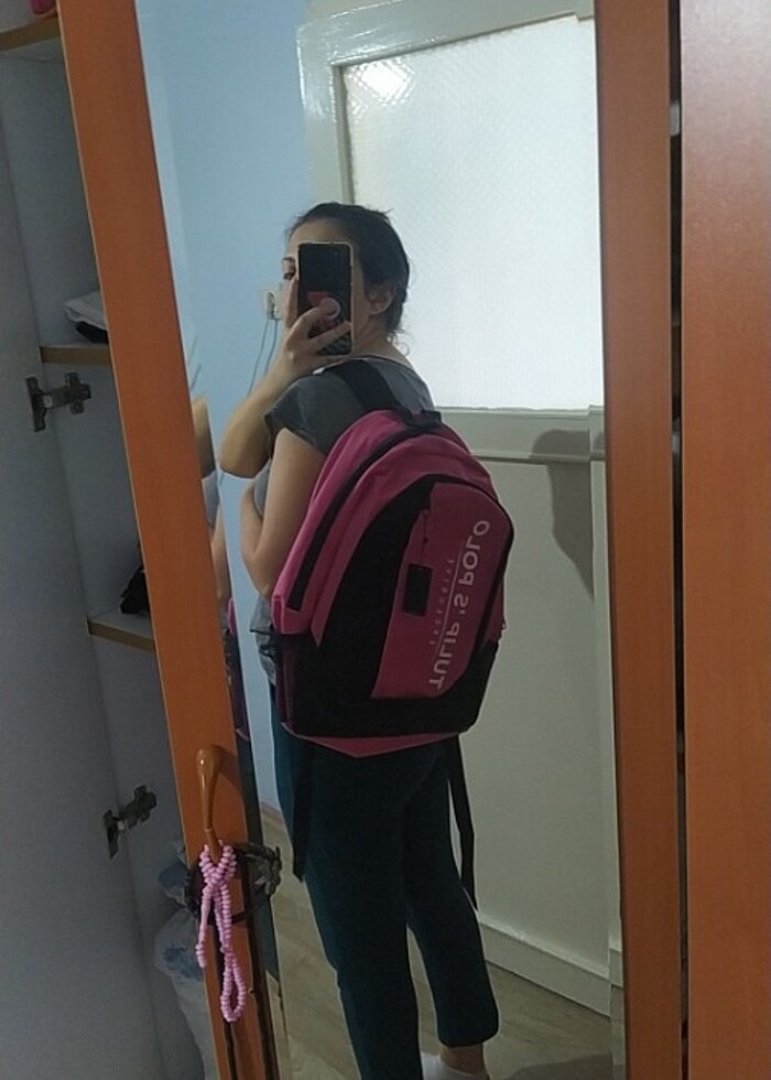 Pembe sırt çantası  - Görsel 3