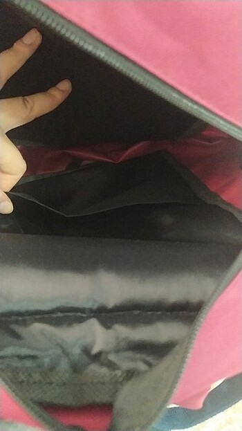 Tommy Hilfiger kırmızı/bordo sırt çantası  - Görsel 6