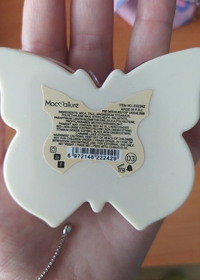 Beyaz-gold highlighter - Görsel 3