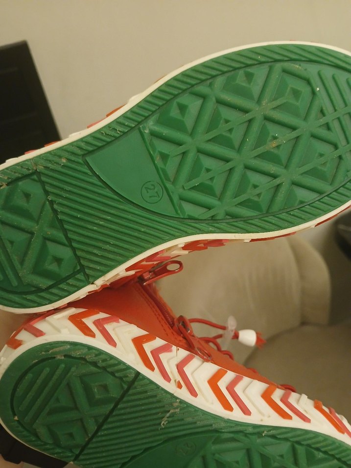 Benetton Kırmızı kız Erkek Çocuk Spor Ayakkabı bot - Görsel 3