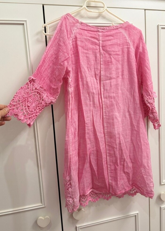 İpek keten bluz - Görsel 2