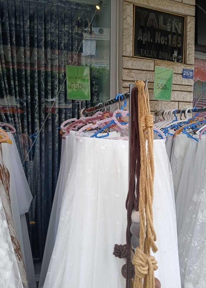 Al tak hazır perde tül fon tek fiyat 550tl - Görsel 2