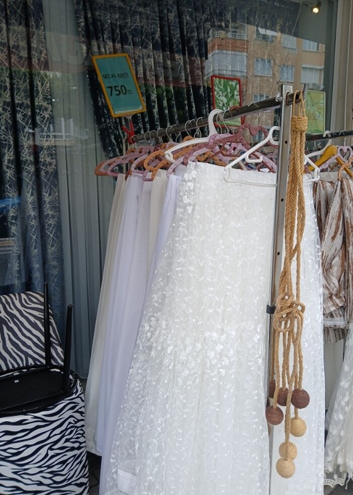 Al tak hazır perde tül fon tek fiyat 550tl - Görsel 5