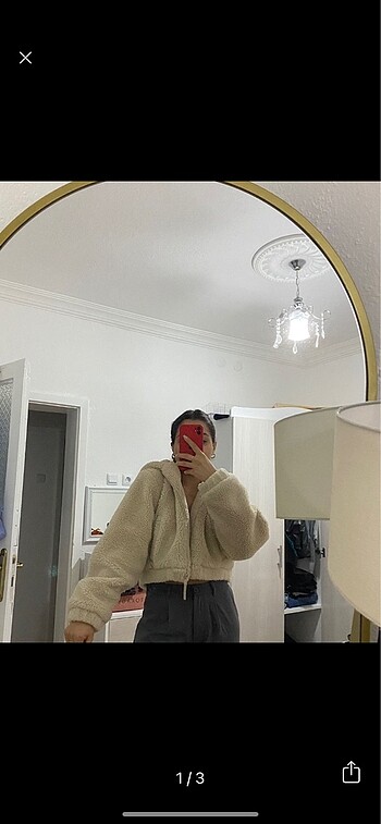 Pull and bear Peluş mont