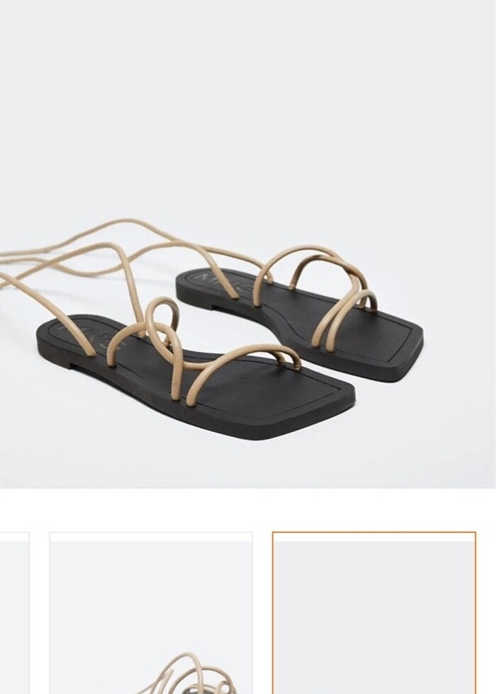 Zara sandalet - Görsel 2