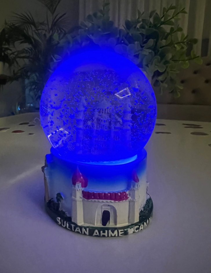 Renkli Sultan Ahmet Camii Kar Küresi - Görsel 3