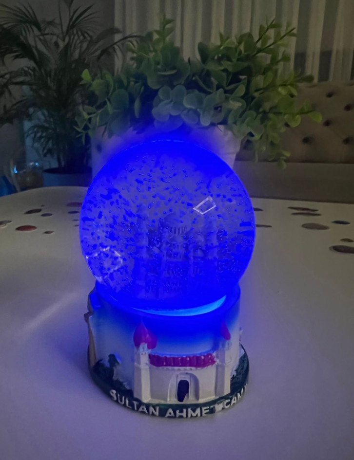 Renkli Sultan Ahmet Camii Kar Küresi - Görsel 4