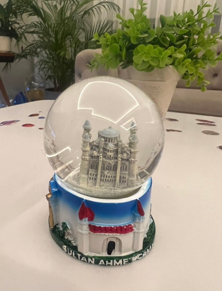 Renkli Sultan Ahmet Camii Kar Küresi - Görsel 5
