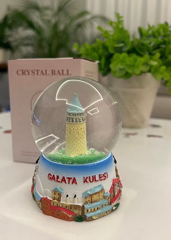Renkli Galata Kulesi Kar Küresi - Görsel 3