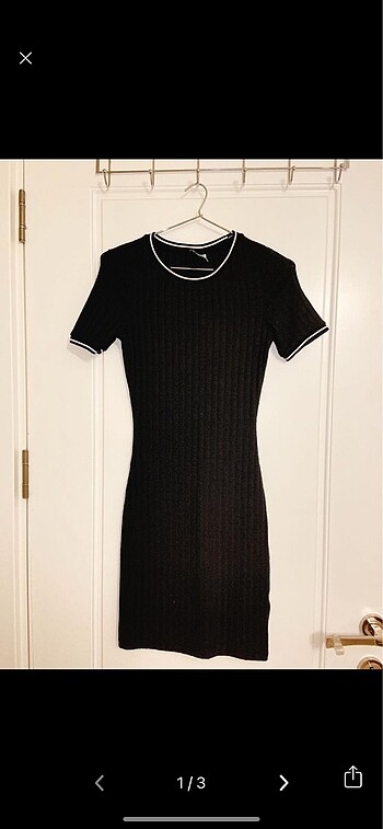 H&M siyah elbise