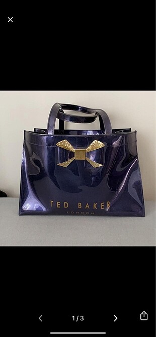 Ted Baker Özel Seri Simli Mor Çanta