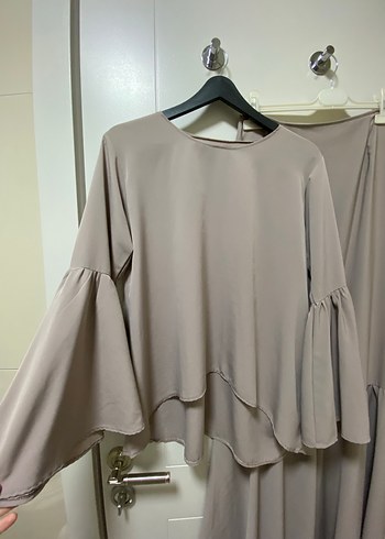 Bej takım balık etekli - Görsel 2