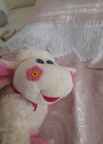 Beden Beyaz Peluş Kuzu çanta