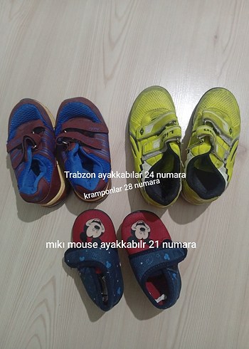 Renkli Erkek Çocuk Spor Ayakkabıları Velcro - Görsel 3