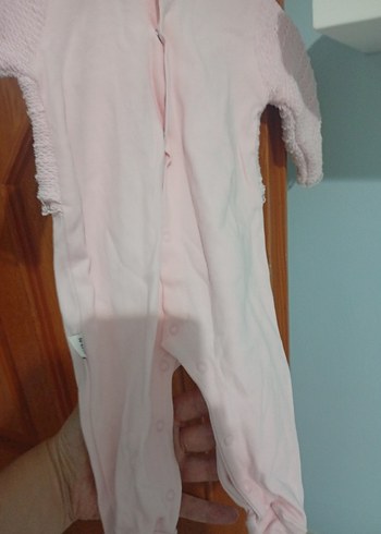 Pembe Örgü Bebek Kız Tulum - Görsel 7